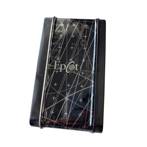 RARE Disney Epcot Mission Space Metal Tin Lunch Box With Space Shuttle Design - Picture 6 of 9